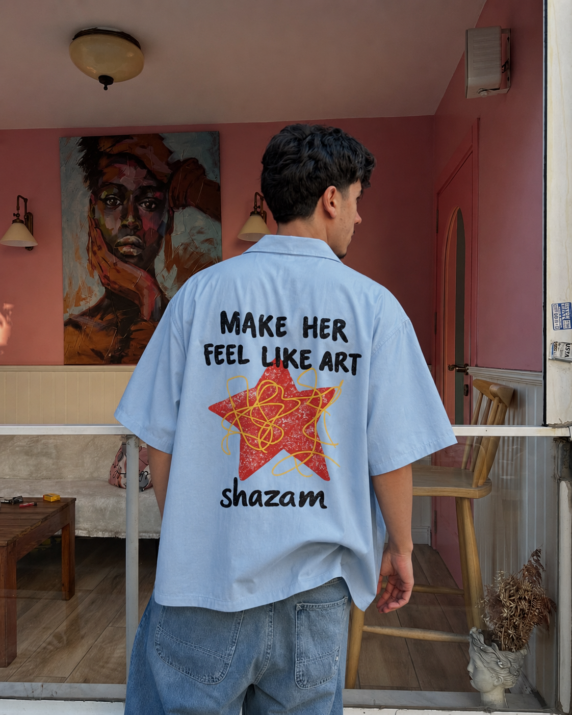 Art Oversized Shirt