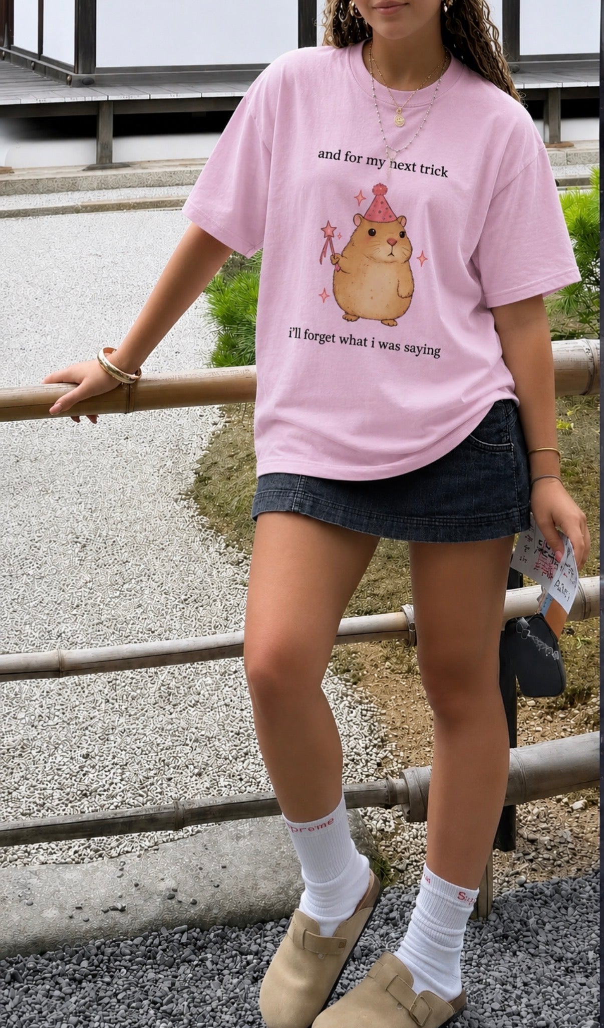 magic pink tee
