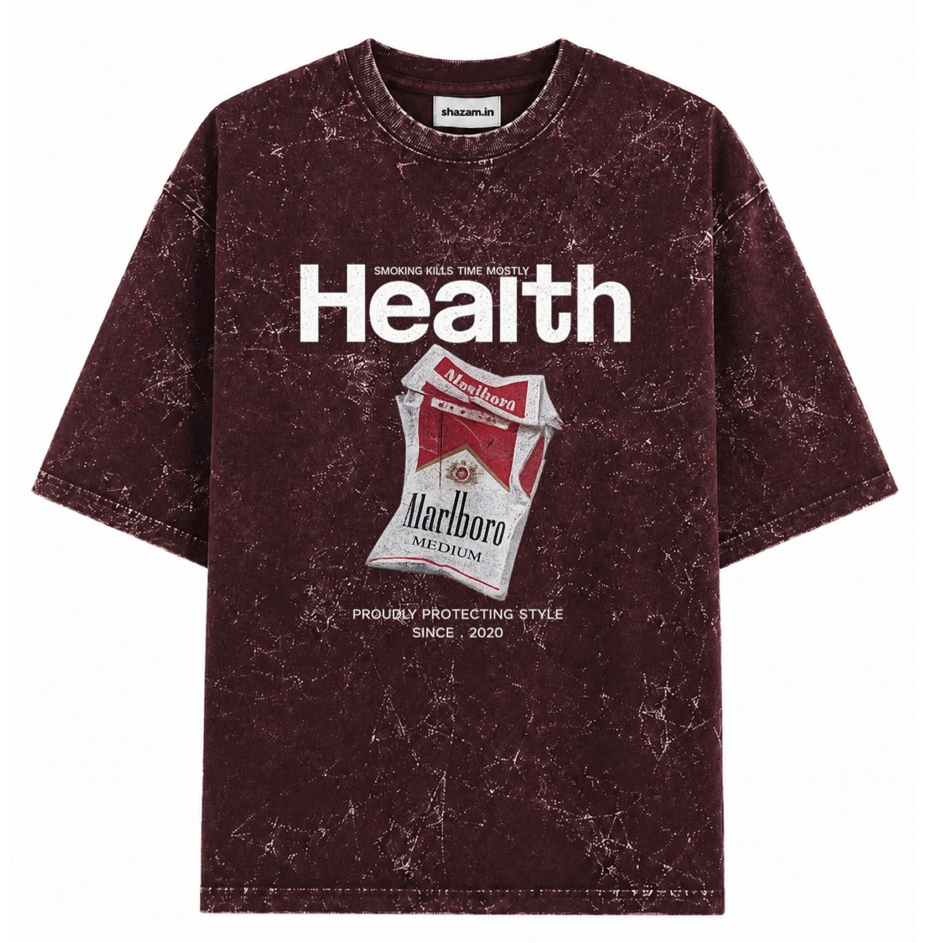 maroon oversized