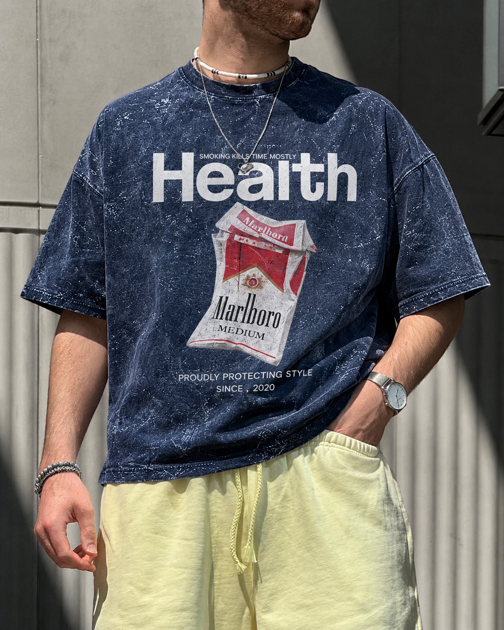 health blue oversized