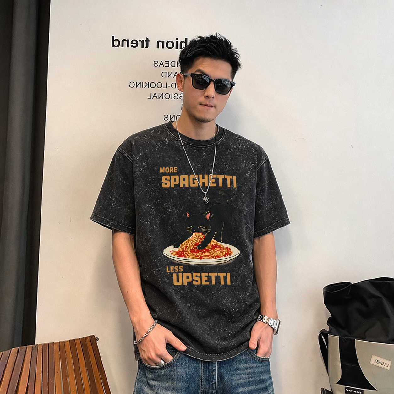 UPSETTI oversized tee
