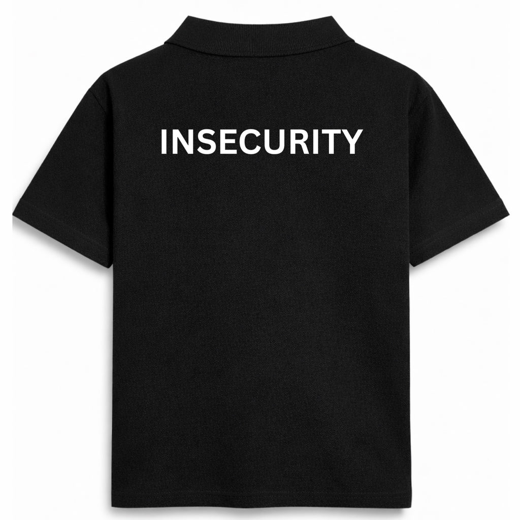 insecurity polo tee