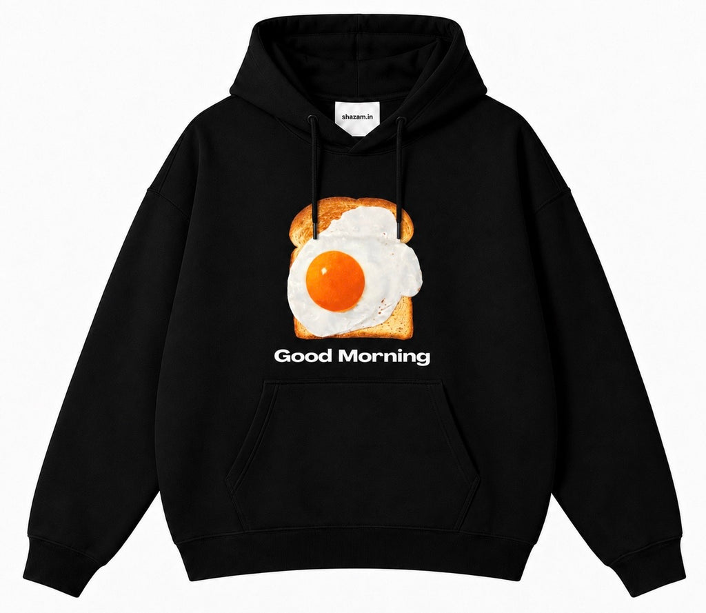 unisex oversized egg hoodie