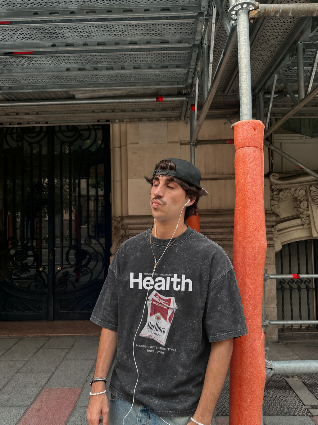 health oversized tee