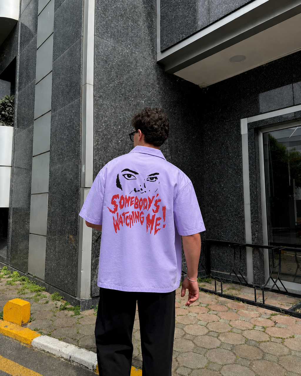 STALKER lavender shirt