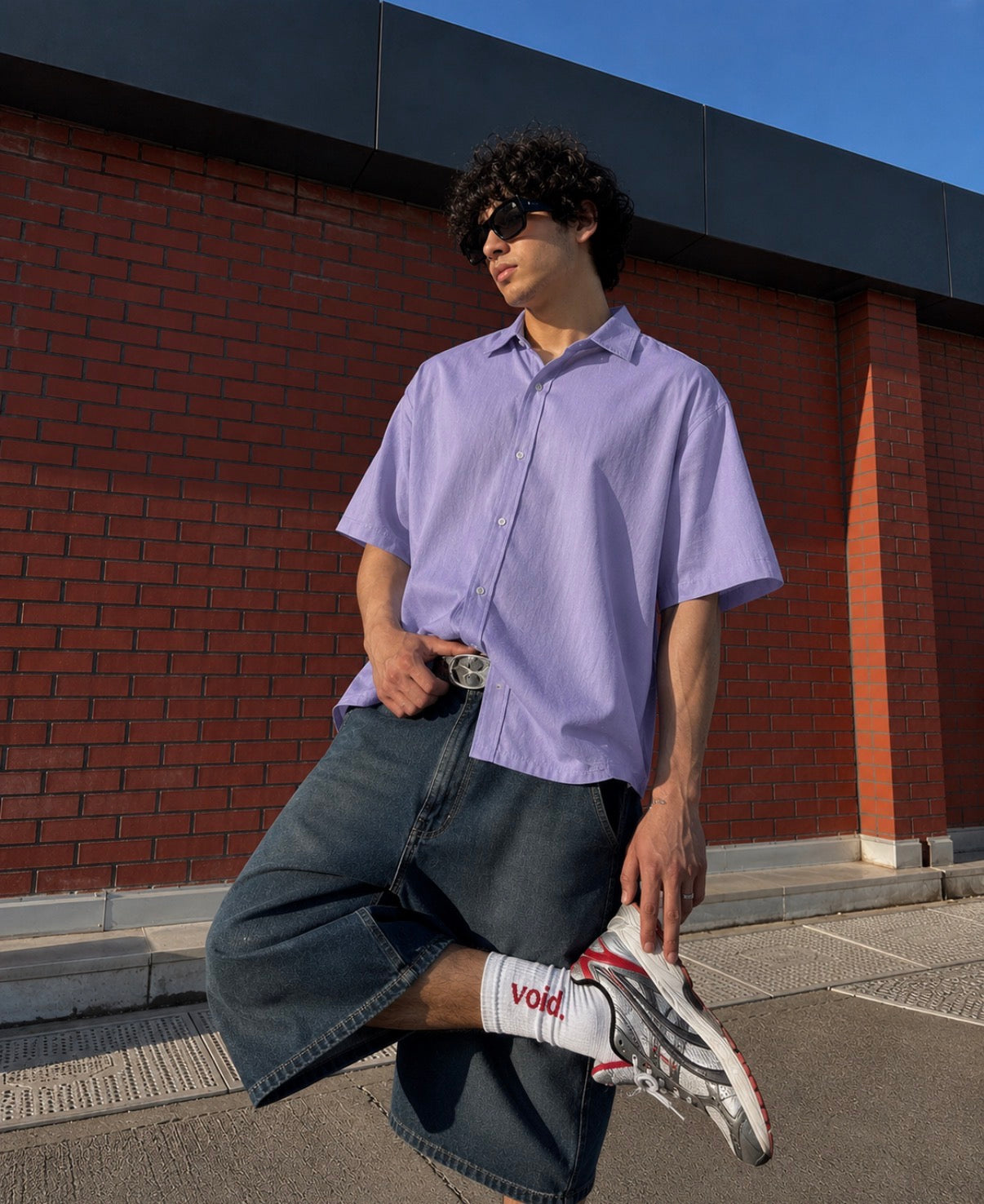 stalker lavender shirt