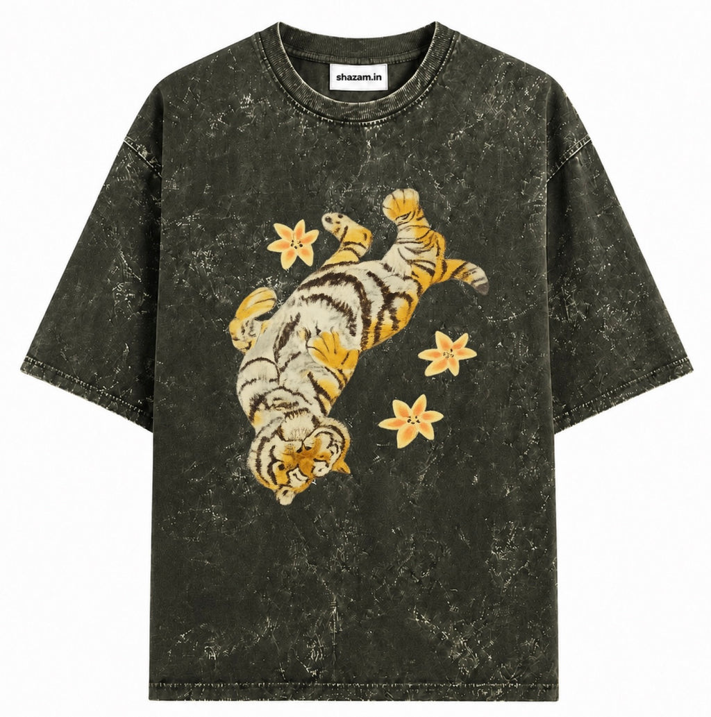 tiger oversized tee