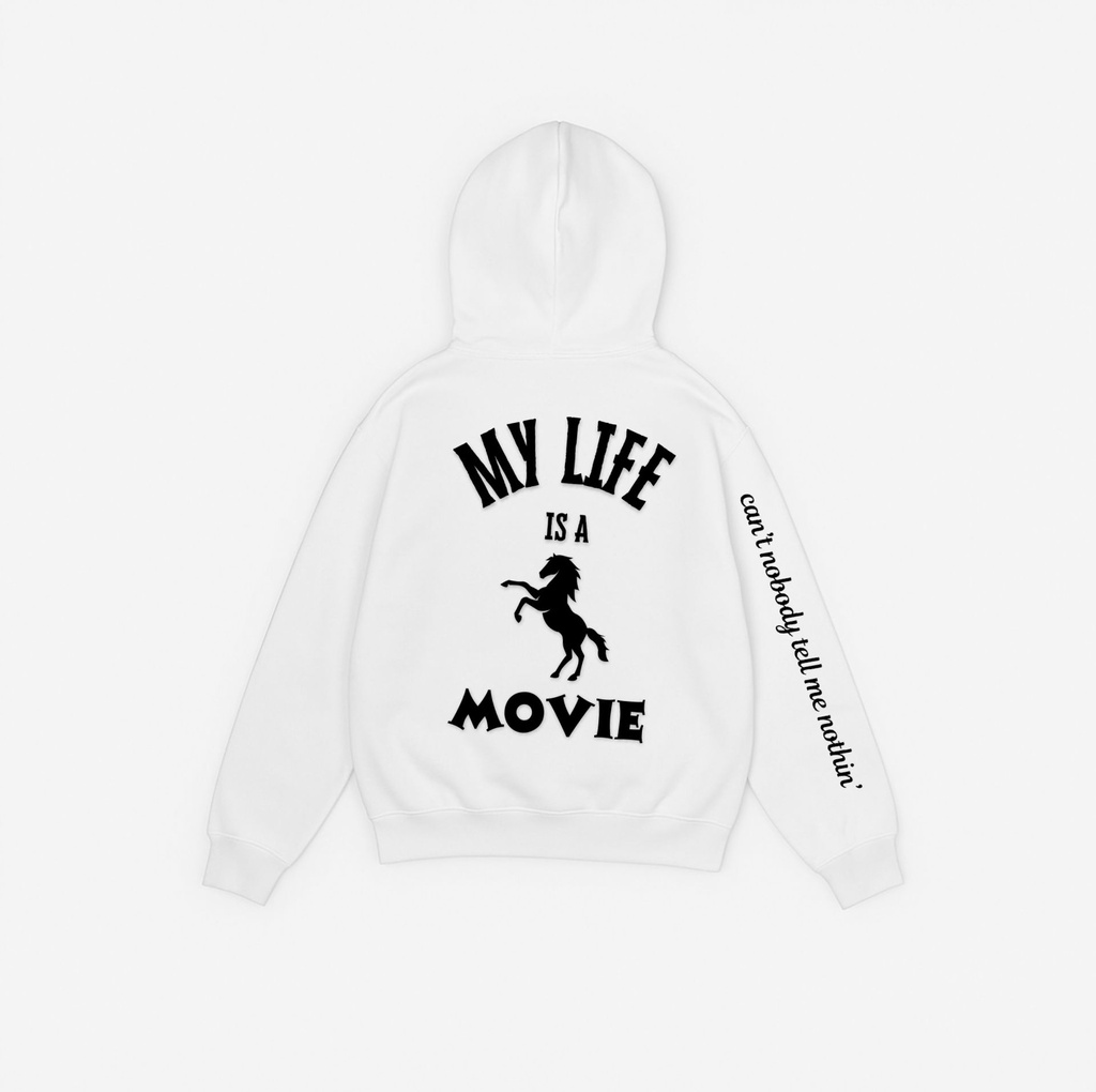white hoodie ft. OLD TOWN ROAD