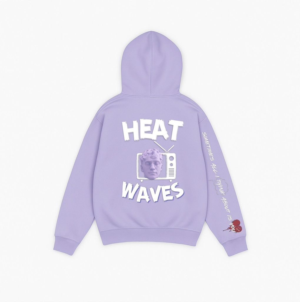 lavender hoodie ft. HEAT WAVES