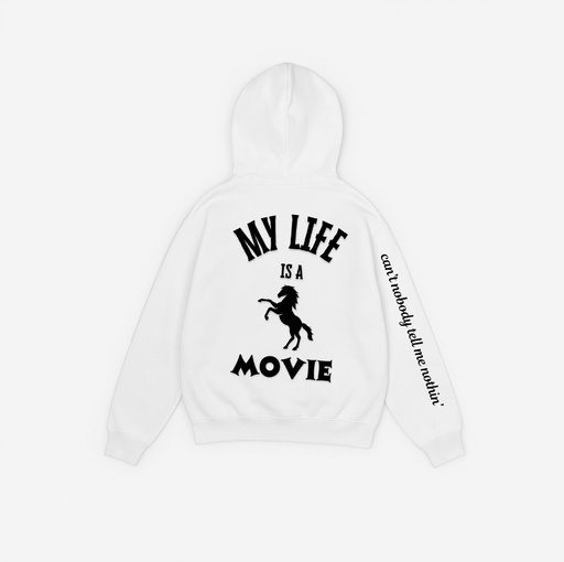 white hoodie ft. OLD TOWN ROAD